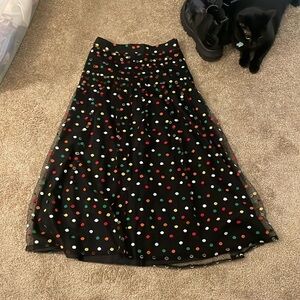 Sister jane tulle polka dot skirt